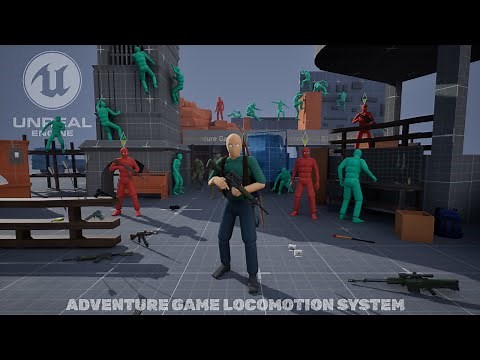 UE5.5 - Adventure Game Locomotion System (AGLS v1.4) | Full 2025 Demonstration
