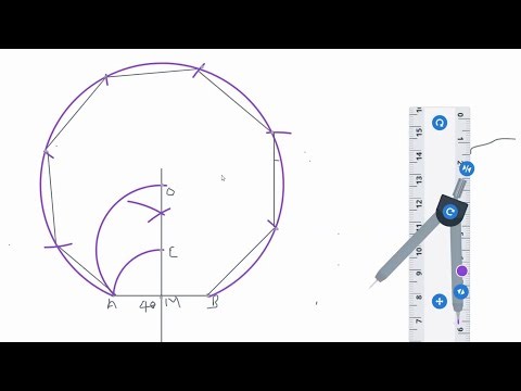 How to draw Octagon Engineering drawing #ioe #engineeringdrawing #ioe @sanjay64official90