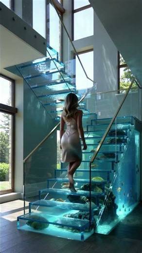 Aquarium staircase 🐠