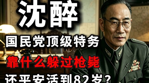 沈醉：国民党顶级特务，靠什么躲过枪毙，还平安活到82岁？