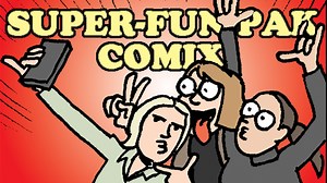 Super-Fun-Pak Comix, feat. Middle-Aged-Couple-In-Armchairs-Man!!