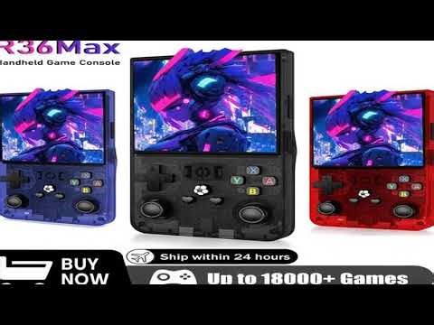 #R36MAX Retro Handheld Video Game Console Linux System 4.0 Inch IPS Screen R36S Portable Pocket Vid