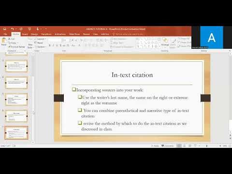 A tutorial on writing an Academic Paper
