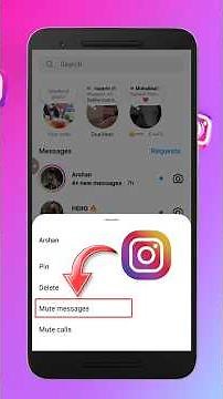 Instagram me message mute kaise kare | How to mute message in Instagram