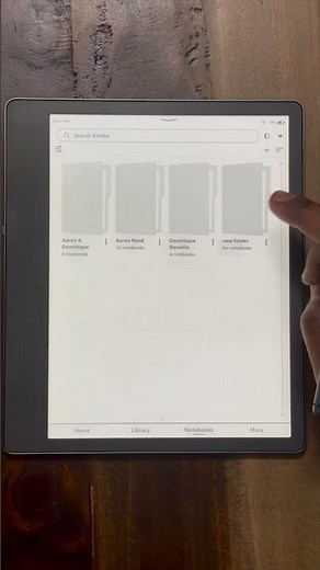 Kindle Scribe Tips 2024. Creating new folders