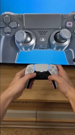 playstation 4 vs Playstation 5 controller #playstation