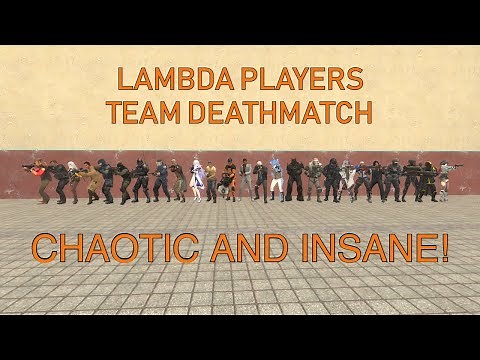 Garry's Mod Lambda Players Team Deathmatch Gameplay Showcase