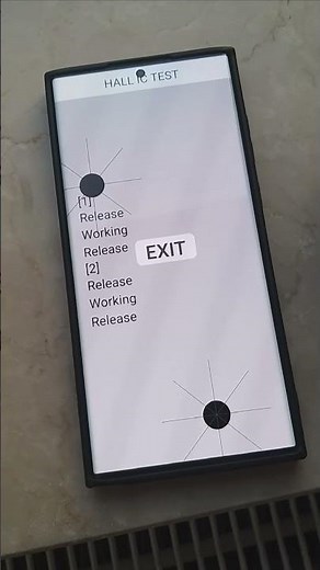 Test HALL IC Samsung by earbuds