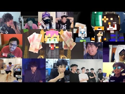 YouTubers React to Seeing BEACONCREAM Become an Official at Minecraft Rewind Indonesia 2025