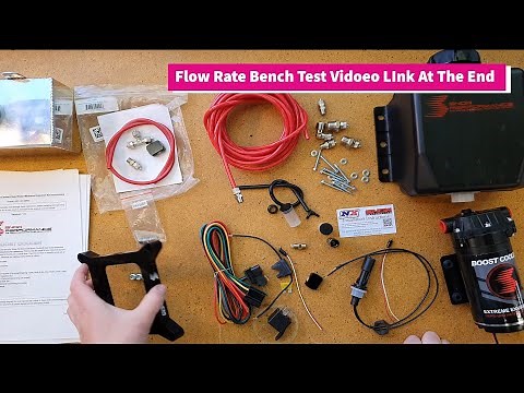 Snow Performance stage 1 water methanol kit unboxing and install video - Turbo Holden V8