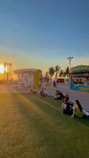 PERYA/FAIR in manila the philippines with beautiful sunset view Travel#