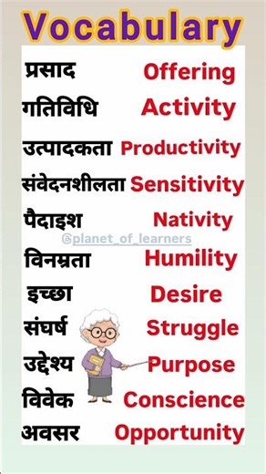 Daily used English Vocabulary 👩‍🏫‪@Planet_of_Learners‬