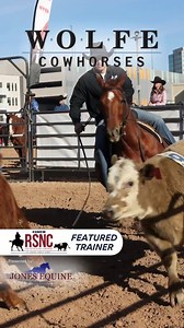 𝐂𝐢𝐧𝐜𝐡 𝐑𝐒𝐍𝐂 𝐅𝐞𝐚𝐭𝐮𝐫𝐞𝐝 𝐓𝐫𝐚𝐢𝐧𝐞𝐫 𝐒𝐩𝐨𝐭𝐥𝐢𝐠𝐡𝐭 𝙥𝙧𝙚𝙨𝙚𝙣𝙩𝙚𝙙 𝙗𝙮 Jones Equine Insurance Agency, Inc.: 𝙒𝙤𝙡𝙛𝙚 𝘾𝙤𝙬𝙝𝙤𝙧𝙨𝙚𝙨 Wolfe Cowhorses provides quality horses for all levels of riders. Logan and Jessie Wolfe have championed a variety of cowhorse events, but the Ranch Sorting pen is where they have dedicated their lives. They have a comprehensive approach in working with each horse and rider that will expose your true potential through nationwide group a