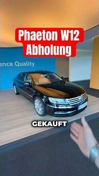 This is what a VW Phaeton W12 pickup was like!😳💸 #vw #phaeton #vwphaeton #cars #w12 #autostadt