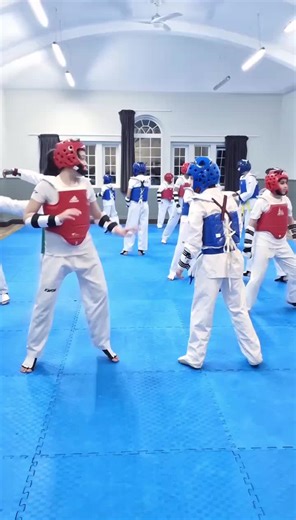 Kids Taekwondo Sparring Session | Martial Arts Training