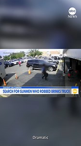 1.8M views · 13K reactions | Surveillance video captured two armed thieves robbing a Brinks armored truck in Pennsylvania on Tuesday morning, stealing hundreds of thousands of dollars in cash. https://abcnews.visitlink.me/-hlWKy | ABC News | Facebook