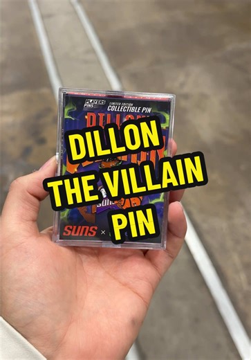 Dillon the Villain pins dropping tomorrow for the first 6,000 fans in attendance at tomorrow’s game! 👀 #dillonbrooks #villain #phoenixsuns #nba #basketball