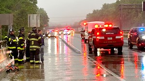 Party bus crash leaves at least 1 dead & 23 injured after smashing into rail