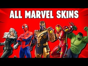 ALL Marvel Skins in Fortnite Showcase! (2019-2025)