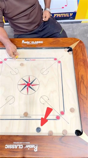 Easy way to learn difficult carrom shorts carrom viral video #shortsfeed #trending #carrom #viral