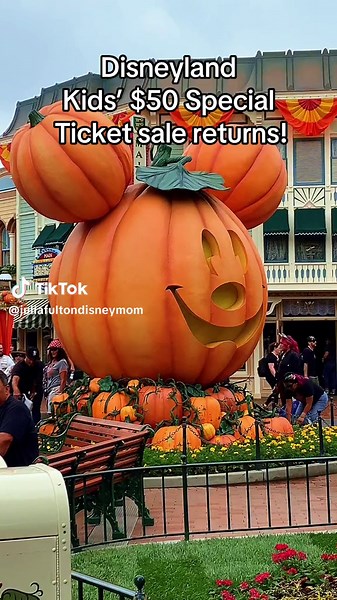 Disneyland Kids’ $50 Special Ticket sale returns! The Disneyland Resort just announced that their $50 kids' special ticket offer is returning! “Coming Soon! For a limited time, children ages 3 to 9 can visit a Disneyland Resort theme park for as low as $50 per child with the purchase of a special 1-day, 1-park ticket. Park reservations required” Tickets go on sale starting on October 22, 2024! Disney: