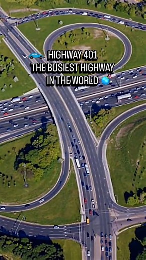 Highway 401 isn’t just a road — it’s the heartbeat of Ontario 🇨🇦 Stretching across southern Ontario, connecting cities, communities, and businesses, Highway 401 is known as one of the busiest highways in North America — and at times, the busiest in the world. With sections reaching up to 18 lanes in the Greater Toronto Area and carrying hundreds of thousands of vehicles every single day, it keeps Canada moving — from truck drivers delivering goods, to families heading home, to workers building