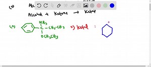 The following compounds are cyclic acetals or ketals. Write structural formulas for the hydrolysis products. | Numerade