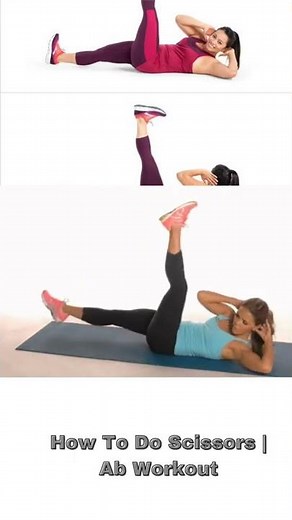 How To Do Scissors | Ab Workout