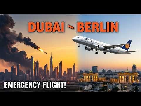 Missiles in the Sky! Escape Flight Dubai → Berlin | MSFS
