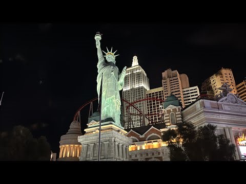The Big Apple Coaster at 4k POV @ New York-New York