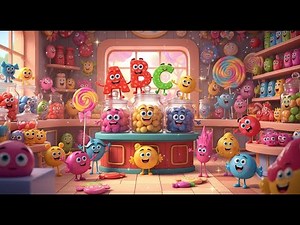 ABC in the Candy Shop 🍭🍬 | Learn Alphabet for Kids | Fun ABC Learning Adventure
