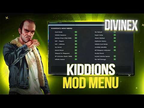 Kiddions Mod Menu GTA 5 | GTA 5 Mod menu [2026] | GTA V mod menu[2026]