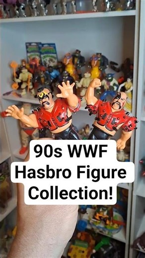 1990s WWF/WWE Hasbro action figures. #90s #90skids #wwe #toycollector #nostalgia