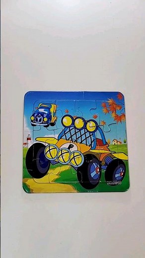 Monster Truck Puzzle Challenge For Kids | Toddler Learning Video | Puzzle Activity