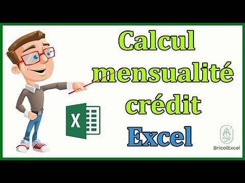 Comment calculer mensualité crédit excel