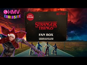 UNBOXING A Stranger Things Mystery Fan Box (HMV Exclusive)