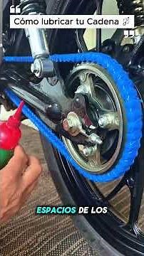 Did you know that with THIS METHOD you will never have to lubricate your chain again? 🏍️🔧