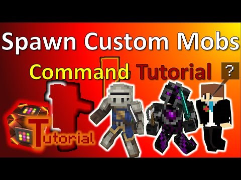 Spawn your own custom Mobs with one Command! | Command Tutuorial