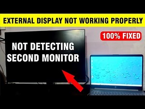 Didn't detect another display windows | FIX Windows 10 & 11 Not Detecting Second Monitor