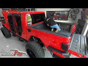 JEEP GLADIATOR BUILD IN UNDER 10 MINUTES ! JEEP TRANSFORMATION VIDEO.