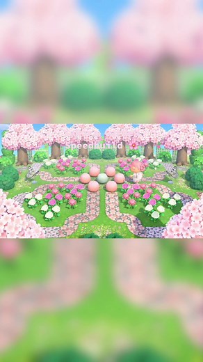 Sakura Garden Speedbuild 🌸💕 #animalcrossingnewhorizons #acnh #acnhswitch #acnhdesign #acnhinspiration #acnhinspo #acnhideas #acnhtips #animalcrossing