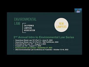 Intro to Environmental Law Series – Career in Environmental Law 101