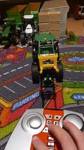 John Deere remote control tractor
