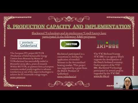 Torrefaction-Based Solid Biofuel Production Using FlashTor® Technology by Blackwood Technology