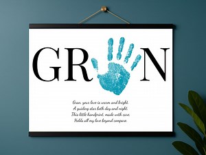 Handprint Poem Printable for Gran - Etsy