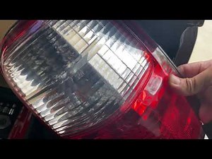 02 Toyota 4Runner brake lightbulb replacement