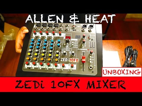 Allen & Heath ZEDi 10FX USB Mixer With Effects