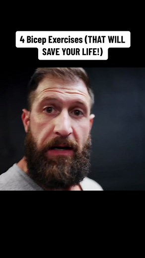 4 Bicep Exercises (THAT WILL SAVE YOUR LIFE!) #biceps #armexercise #bigerbiceps #fyp #foryou #buildmuscle