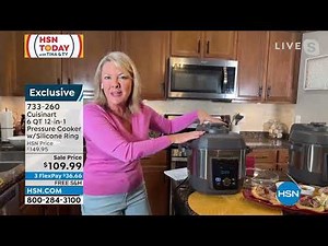 Cuisinart 6 QT 12in1 Pressure Cooker with Silicone Ring