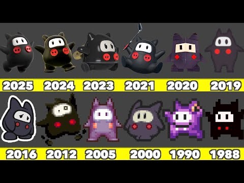 Evolution of Ninji Game Graphics In Nintendo Games (1988-2025)